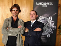 Photo of Laurie any Jay Kay for Raymond Weil